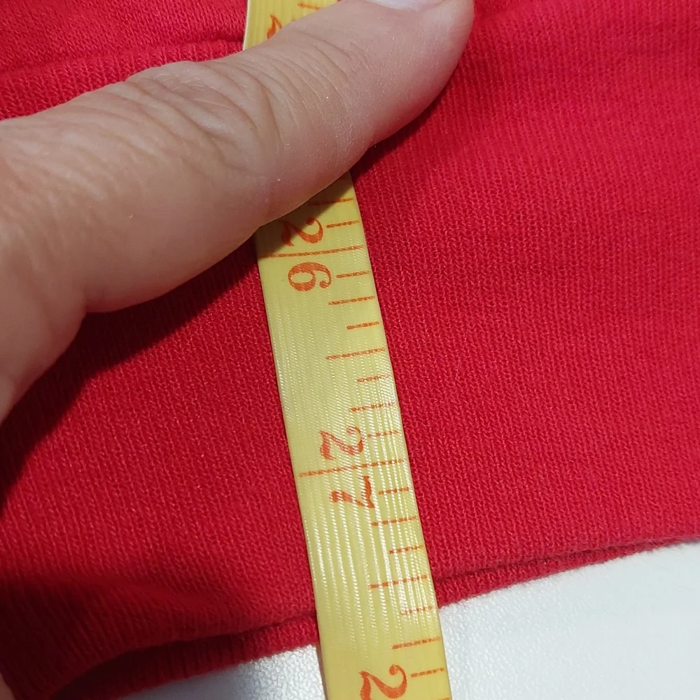 Disney Adult Size Large Hoodie Pullover Red 2010 Goofy Mickey Donald Pluto FLAW - Picture 10 of 10